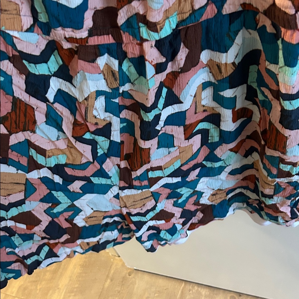 Lane Bryant Multicolor Chevron Romper Size 16 - Picture 6 of 6